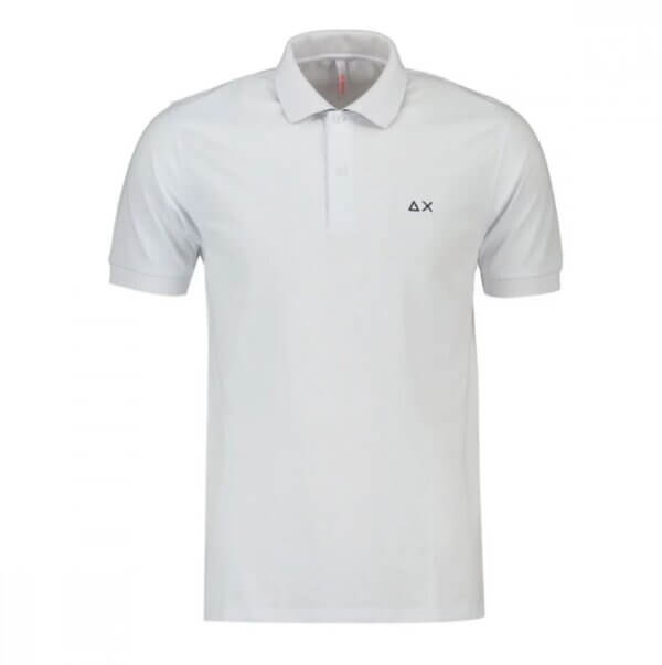 Polo SUN68 uomo under collar print col. Bianco - immagine 3