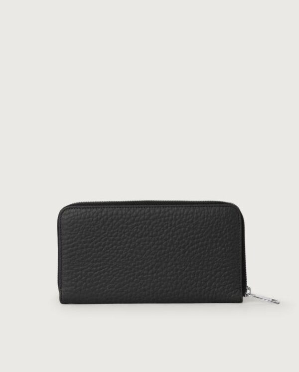 ORCIANI Portafoglio zip around Soft in pelle - nero - immagine 2