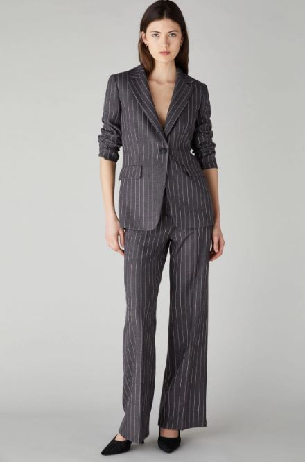 EMME di MARELLA Tailleur gessato grigio scuro PROLOGO vendita online in sconto