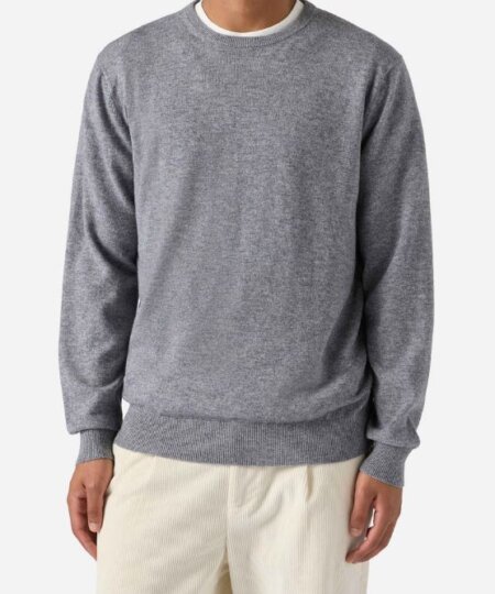 Maglione MC2 Saint Barth in lambswool REGENT - Grigio melange