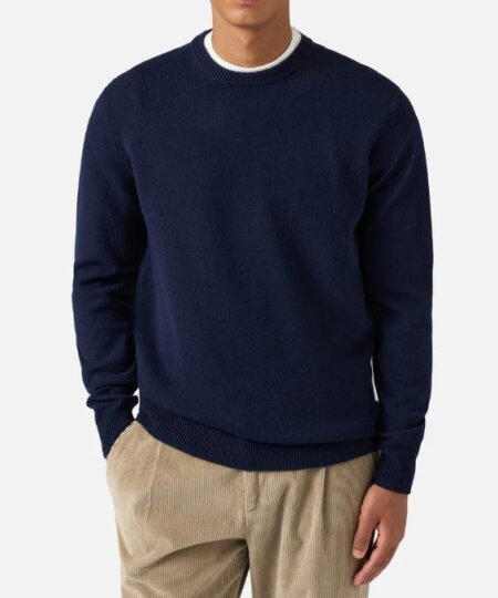 Maglione MC2 Saint Barth in lambswool REGENT - Blu Notte