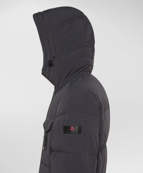 Field Jacket  PEUTEREY con cappuccio RORI NS - Blu Grafite - immagine 2