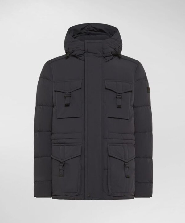 Field Jacket  PEUTEREY con cappuccio RORI NS - Blu Grafite