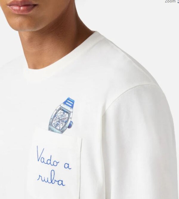 T-shirt MC2 Saint Barth ricamo sul taschino VADO A RUBA - immagine 2