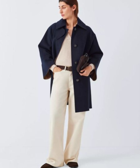 Cappotto MAX MARA WEEKEND in drap di lana Blu - RUFO