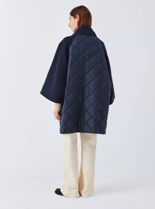 Cappotto MAX MARA WEEKEND in drap di lana Blu - RUFO - immagine 2