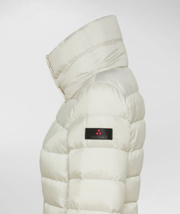Piumino lungo PEUTEREY donna slim a collo alto SOBCHAK MQN 03 - Bianco - immagine 2