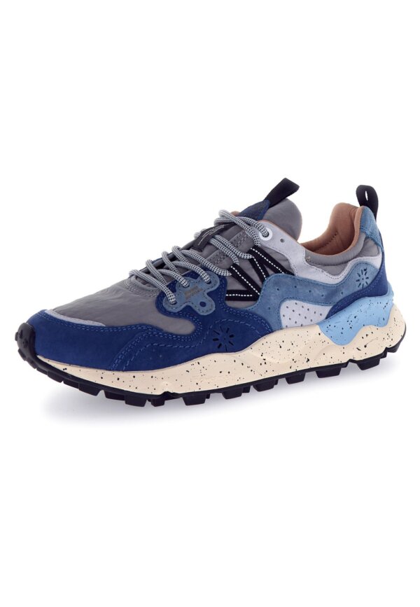 Sneakers FLOWER MOUNTAIN Yamano 3 Man Light blue-deep petrol-stone